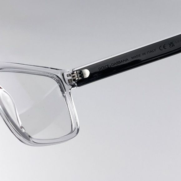 D&G DG5102 3133 Eyeglasses Crystal Black Rectangle Unisex - Picture 9 of 11